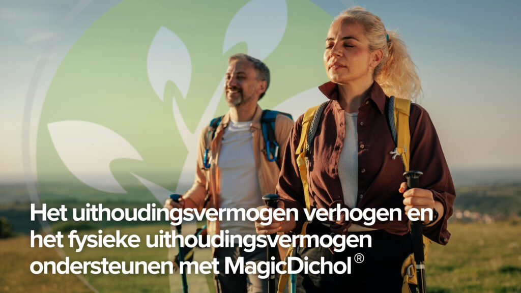 Het uithoudingsvermogen verhogen en het fysieke uithoudingsvermogen ondersteunen met MagicDichol® Het uithoudingsvermogen verhogen en het fysieke uithoudingsvermogen ondersteunen met MagicDichol®