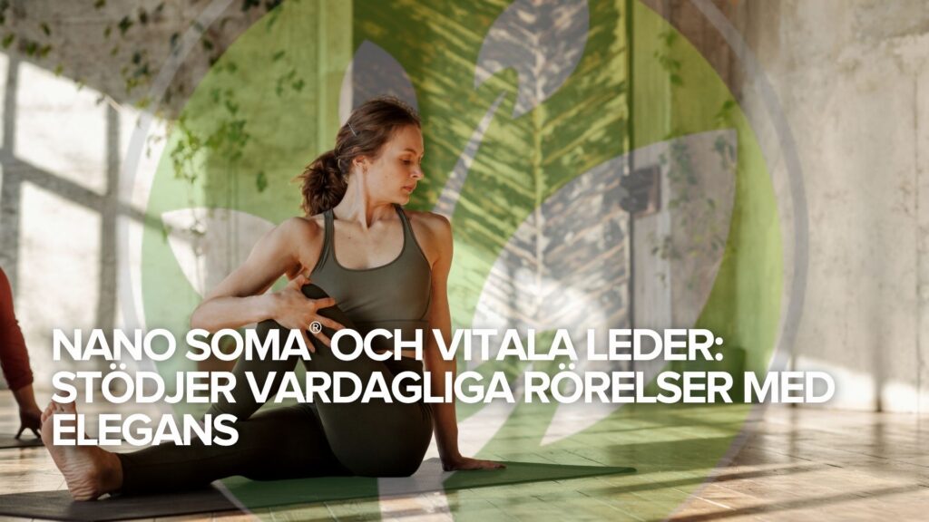NANO SOMA® och vitala leder: Stödjer vardagliga rörelser med elegans NANO SOMA® och vitala leder: Stödjer vardagliga rörelser med elegans